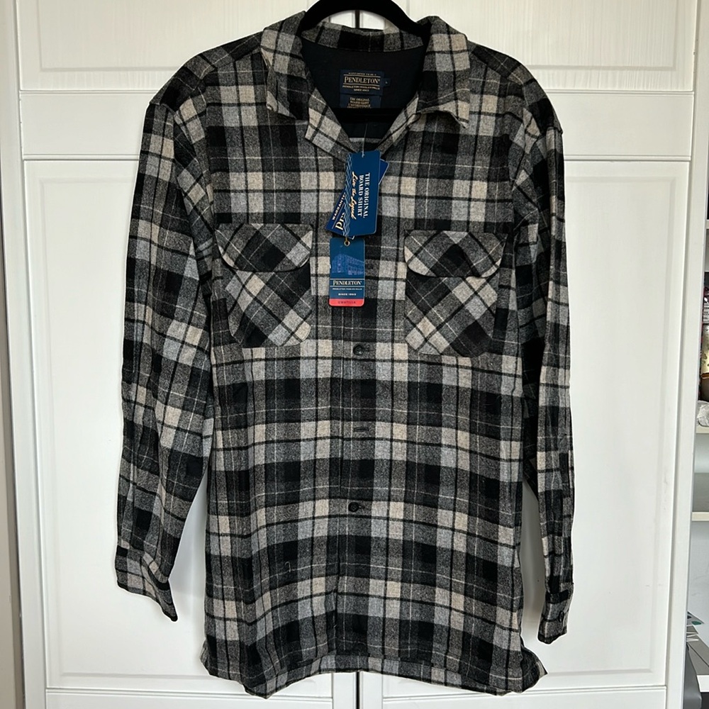 Pendleton 100% wool board shirt, never worn